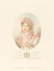 Marie-Louise, keiserinne av franskmennene av Antoine Maxime Monsaldy after Jean Baptiste Isabey