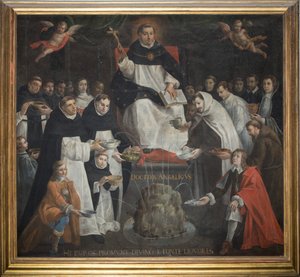 St Thomas Aquinas av Antoine Nicolas