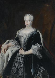 Sophia Dorothea av Hannover 1687-1757, dronningkonsort i Preussen av Antoine Pesne School
