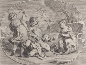 Vinter L'Hyver, 1740-60. av Antoine R. Tronchon