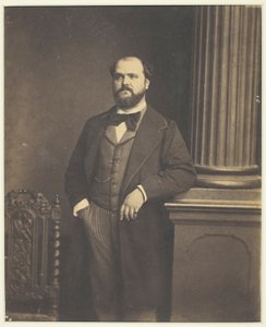 Uten tittel (Man Standing, en Face) av Antoine Samuel Adam Salomon