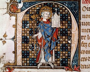 Portrett ved foten av Saint Louis (eller Louis IX