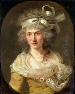 Portrett av Anne-Josèphe Théroigne de Méricourt 1762-1817, ca. 1785.