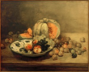 Kinesisk bolle med frukt