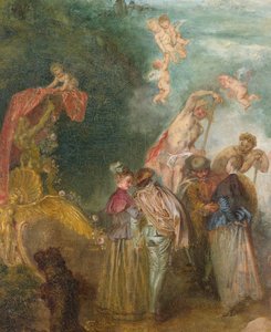Pilegrimsreise på Isle of Cythera (1717) av Jean Antoine Watteau