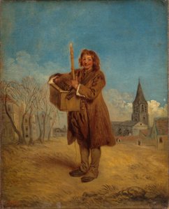Savoyard med murmeldyr, også kjent som "The Groundhog" av Jean Antoine Watteau