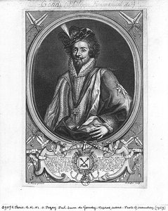 Philippe-Emmanuel de Gondi (1581-1662) Marquis de Belle-Isle, gravert av Claude Duflos (1665-1727) av Antoine after Pezey