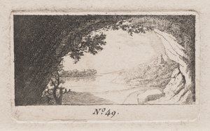 Landskap med buede steiner