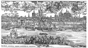 View of Cologne av Anton (after) Woensam