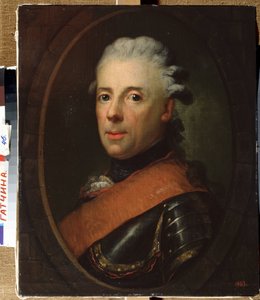 ""Portrett av prins Henrik av Preussen (1726-1802), bror til Frederik den store"" Maleri av Anton Graff (1736-1813) 1760-1770 Statens friluftsmuseum Palace Gatchina, St. Petersburg av Anton Graff