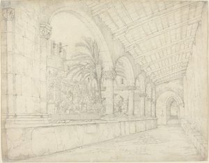 Klosteret Santa Maria di Gesù i Palermo av Anton Hallmann