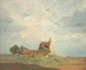 Kirke i Holzern nær Sausenstein av Anton Hans Karlinsky
