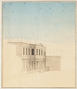 Utsikt over Sultan Hadige-paviljongen ved Defterdar Bournou