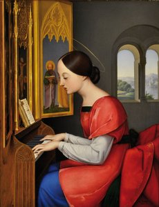 Saint Cecilia, 1823 av Anton Josef Dräger