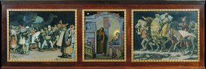 Juletriptyk av Anton Josef von Kenner