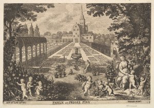 Flora med Putti i en hage.