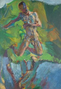 Knælende narcissus