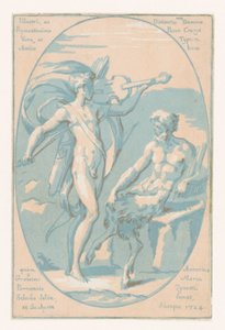 Kamp mellom Apollo og Marsyas av Anton Maria I Zanetti