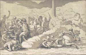 Israelittene krysser Rødehavet, ca. 1740.