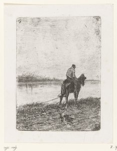 Towpath norvegian av Anton Mauve
