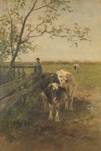 Melkesvingen av Anton Mauve