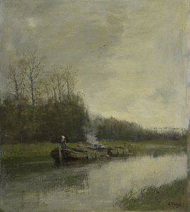 slepebåt av Anton Mauve
