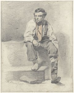 Sittende arbeider av Anton Mauve