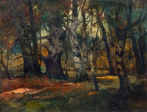 høstskog av Anton Müller Wischin
