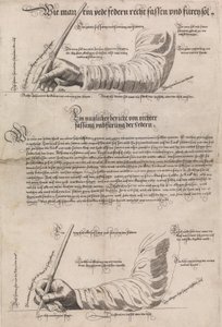 Schreibkunst The Art of Writing, 1601, 1631. av Anton Neudörffer