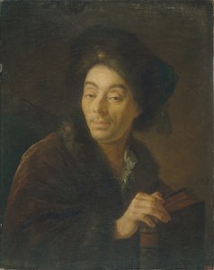 Portrett av skuespilleren Yakov Danilovich Shumsky 1732-1812, 1760