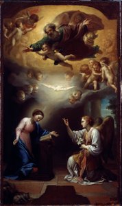 Annunciation, ca. 1767 (olje på lerret) av Anton Raphael Mengs