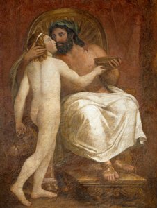 Jupiter kysser Ganymede, av Anton Raphael Mengs av Anton Raphael Mengs