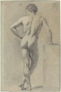Mannlig nakenstudie av Anton Raphael Mengs