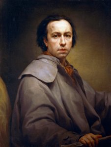 Selvportrett, av Anton Raphael Mengs, cirka 1776, olje på lerret av Anton Raphael Mengs
