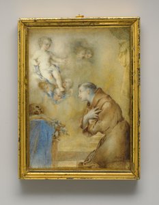 Den hellige Antonius av Paduas visjon av Anton Raphael Mengs