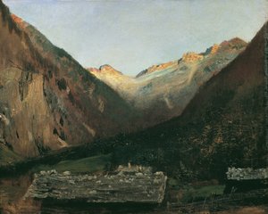 Kveld i Prossau ved Gastein av Anton Romako