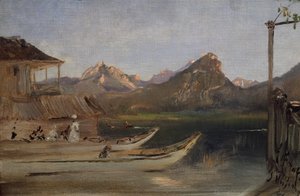 Ved Wolfgangsee av Anton Romako