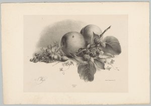 Fersken, bær, hasselnøtter og bjørnebær Flower and Fruit Studies (...) 10. episode (serietittel) av Anton Weiss