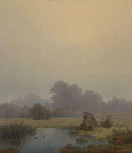 høstmorgen av Anton Zwengauer