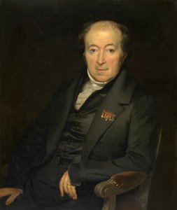 Maleren Mattheus Ignatius van Bree (olje på lerret) av Anton van Ysendyck