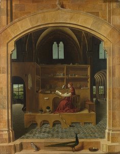 Saint Jerome i saken. Rundt 1475