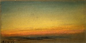 Solnedgang av Frederick (attr. to) Barnard