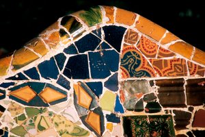 Park Güell, Barcelona, detalj