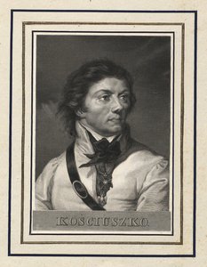 Portrett av Tadeusz Kosciuszko 1746-1817 av Antoni Oleszczynski
