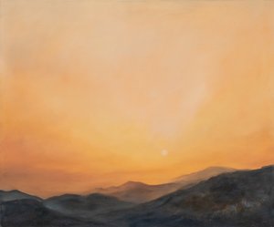 Afrikansk sand, Andalusia, 2002 (olje på lerret) av Antonia Myatt