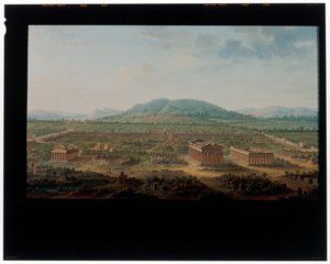 Utsikt over Paestum av Antonia de dipi Joli