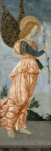 Bebudelsens engel, ca. 1500 (tempera på poppeltre) av Antoniazzo Romano