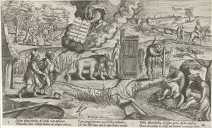 De blinde hyrdene Blind Shepherds / Pasteurs aveugles (tittel på objekt)