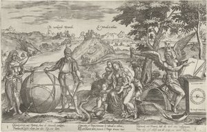 The Wrong World, 1579 Feil Weerelt / Le Monde a rebous (tittel på objekt) Allegorier om den politiske situasjonen i Nederland i årene 1576-1579 (serietittel)