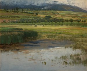 Den druknede" dammen, 1887 av Antonin Chittussi